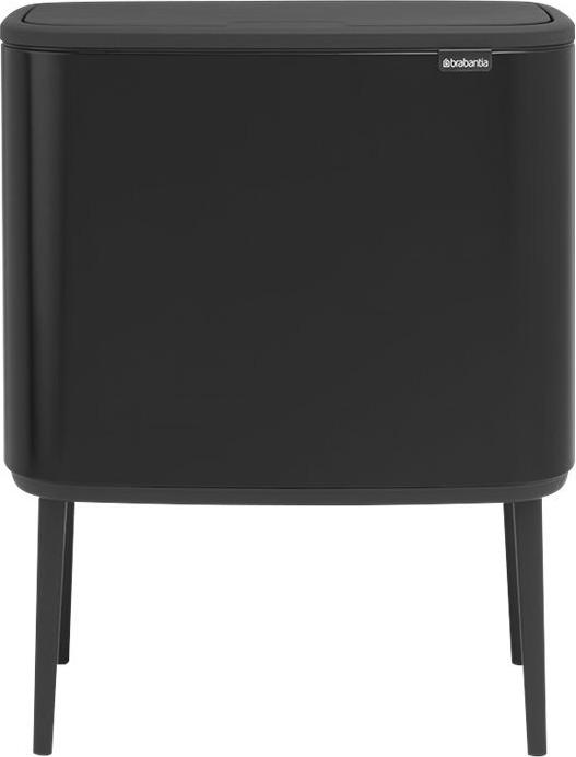 Brabantia Bo Touch Bin Mülleimer 33 l Rechteckig Edelstahl Mattschwarz