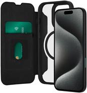 Puro Book Mag Case iPhone 16 Pro Max schwarz (PUIPC16P67BKMAGBLK)