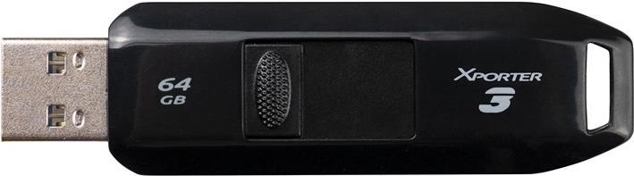Patriot Memory Xporter 3 USB-Stick 64 GB USB Typ-A 3.2 Gen 1 (3.1 Gen 1) Schwarz (PSF64GX3B3U)