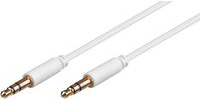 Microconnect AUDLL05W 0.5m 3.5mm 3.5mm Weiß Audio-Kabel (AUDLL05W)