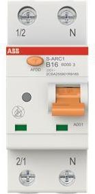 ABB S-ARC1 B16 B16, 6kA, 1P+N, 2TE Brandschutzschalter (2CSA255901R9165)