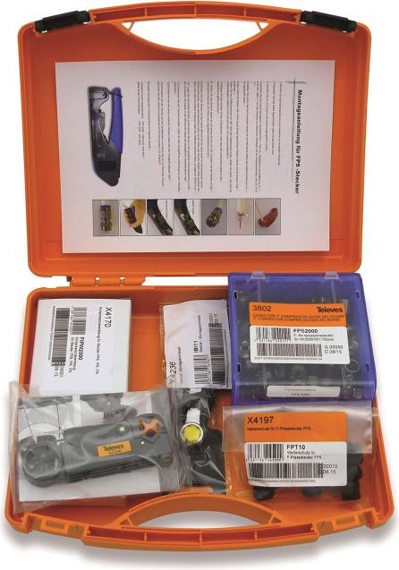 TELEVES PPS2000 Profi - Set für Presstecker, Abisolierer (216401)