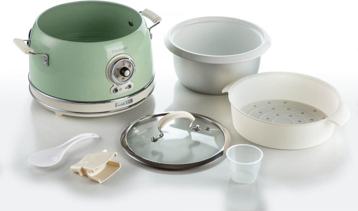 Ariete Vintage 2904 Reiskocher 3,5 l 700 W Beige - Chrom - Grün