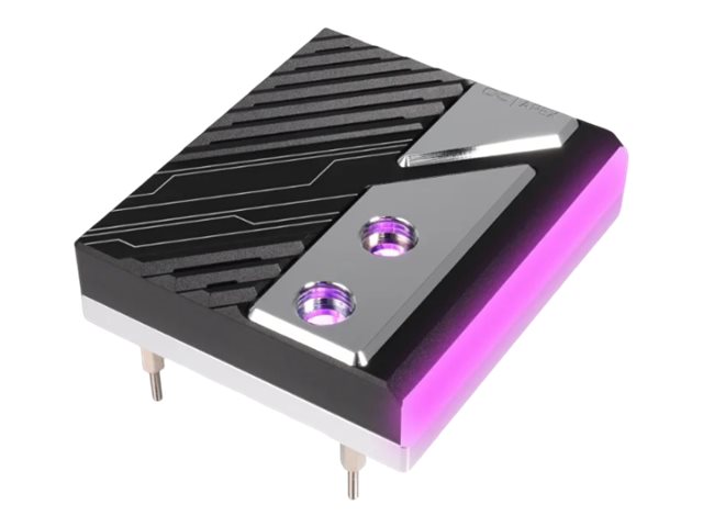 Alphacool Apex 1 CPU-Kühler AM5 Waterblock Schwarz mit Chromakzenten
