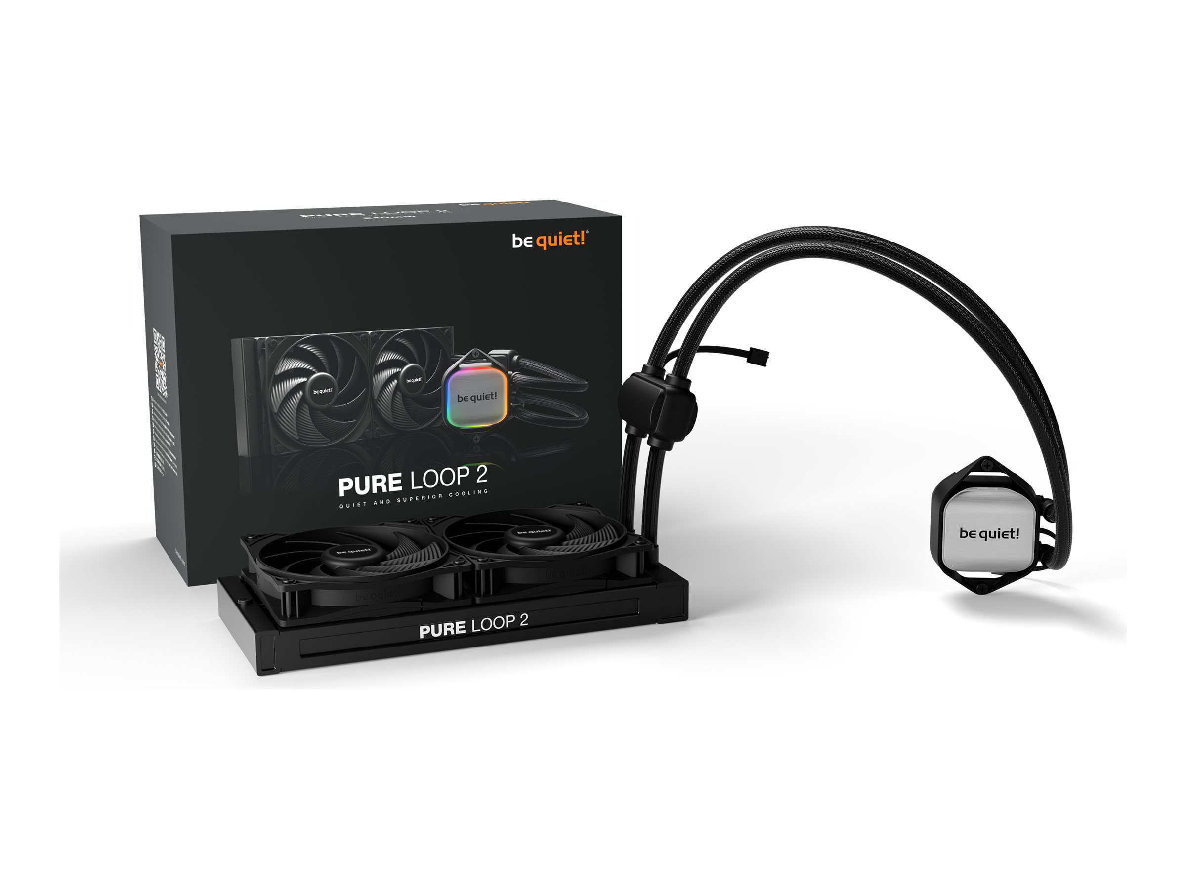 be quiet! Pure Loop 2 240 mm Prozessor-Flüssigkeitskühlsystem Schwarz