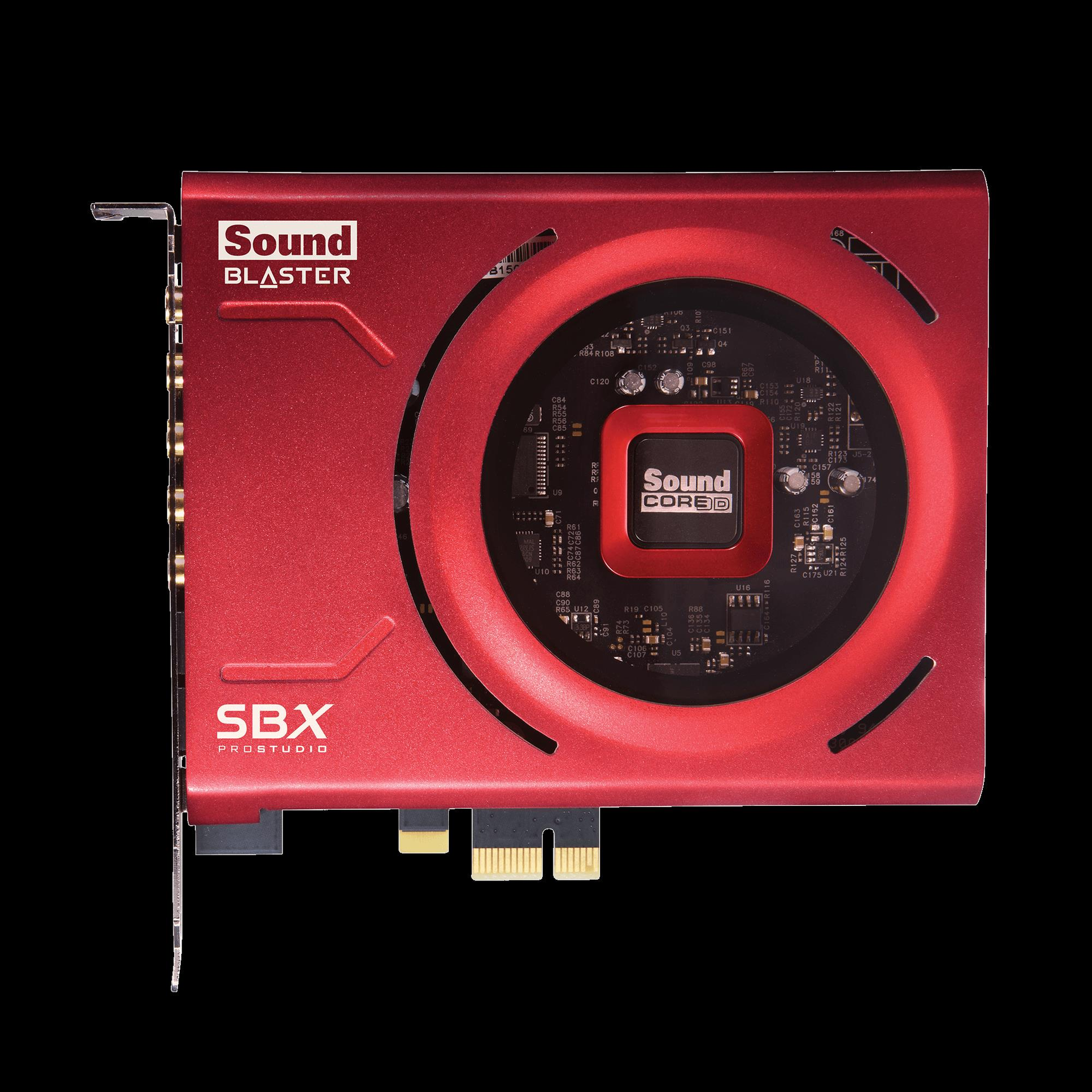 Creative Sound Blaster Z SE Interne Soundkarte PCI Express x1 24-Bit 192 kHz 116 dB SNR Rot