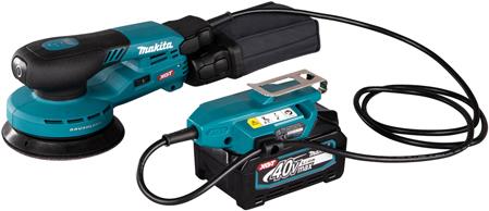 Makita BO001CGZ Akku-Exzenterschleifer ohne Akku Ladegerät 40 V O 125 (BO001CGZ)