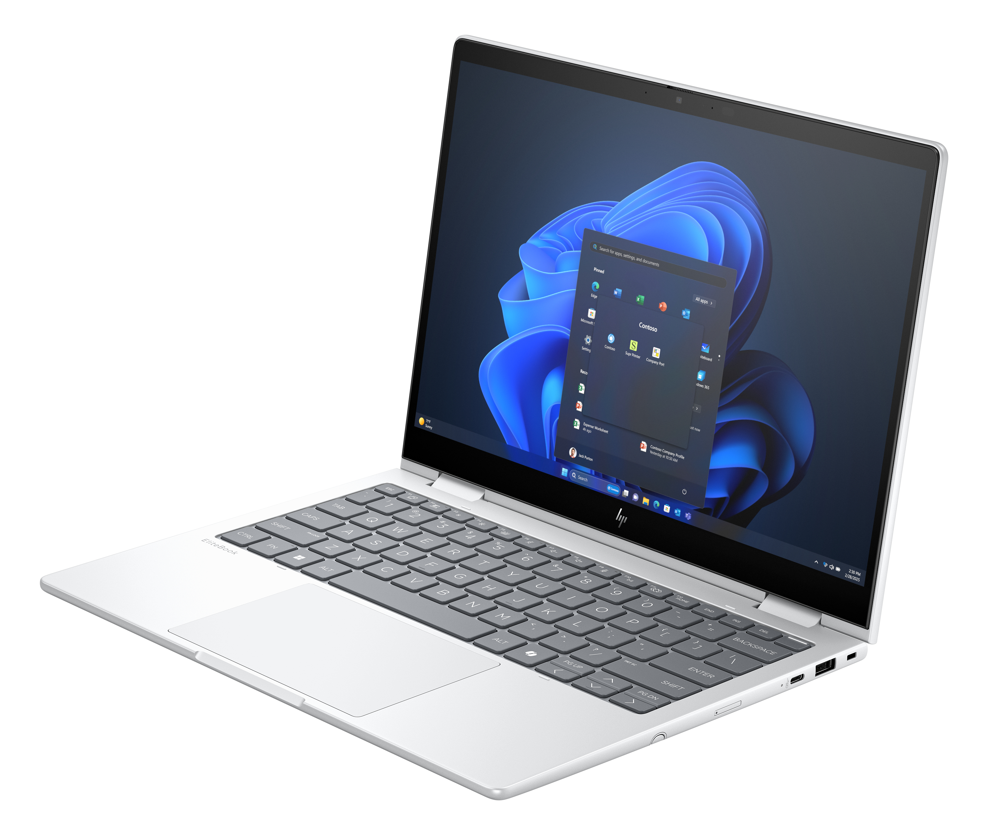 HP EliteBook 8 Flip G1i 13" Core Ultra 7 255U 32 GB RAM 1 TB SSD Silber