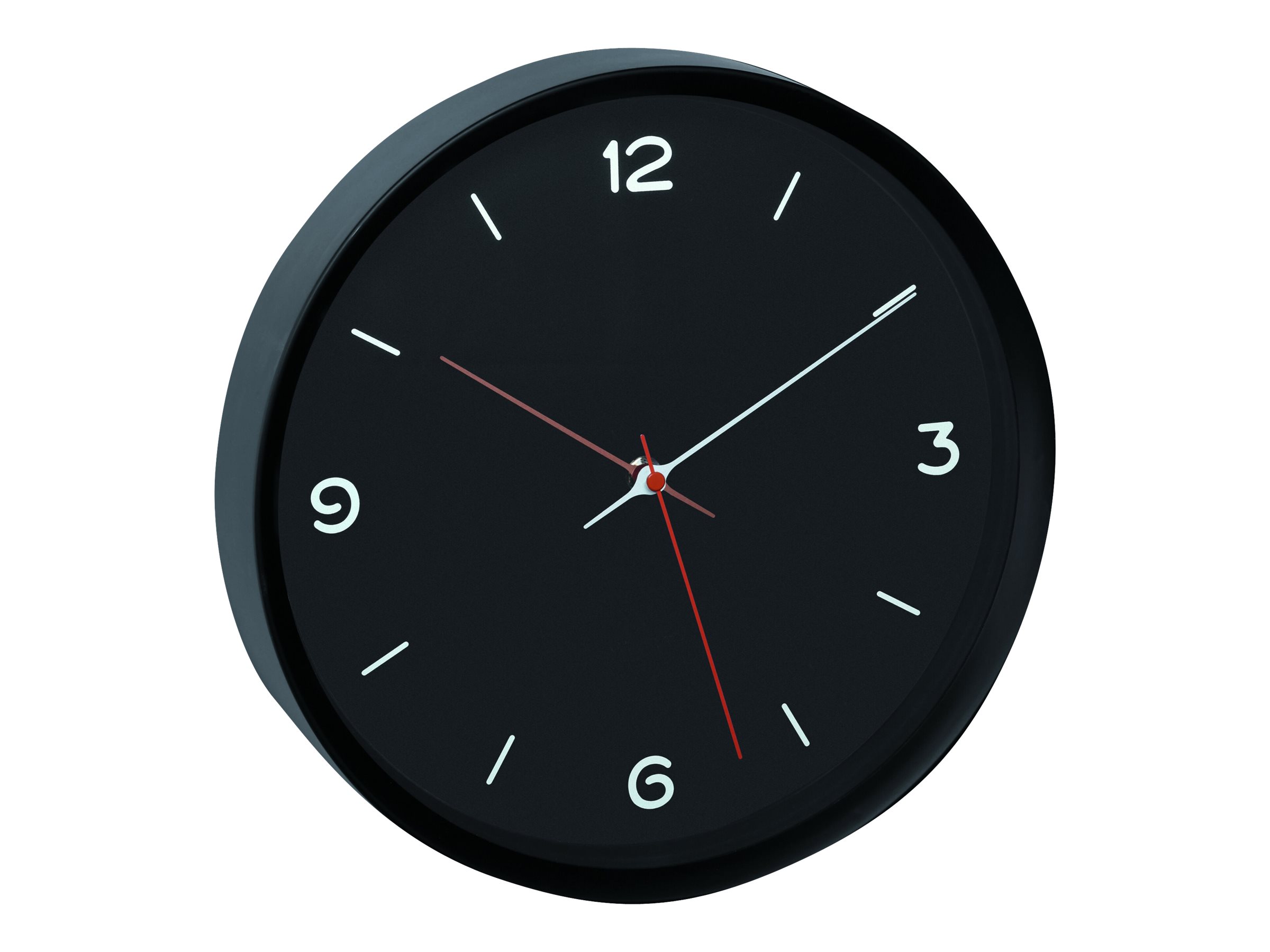 TFA Dostmann Wanduhr 60.3056.01 Analog 30,9 cm Schwarz