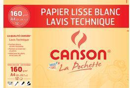 Canson CANSON Technisches Papier A3 160 g/m² Bristol White