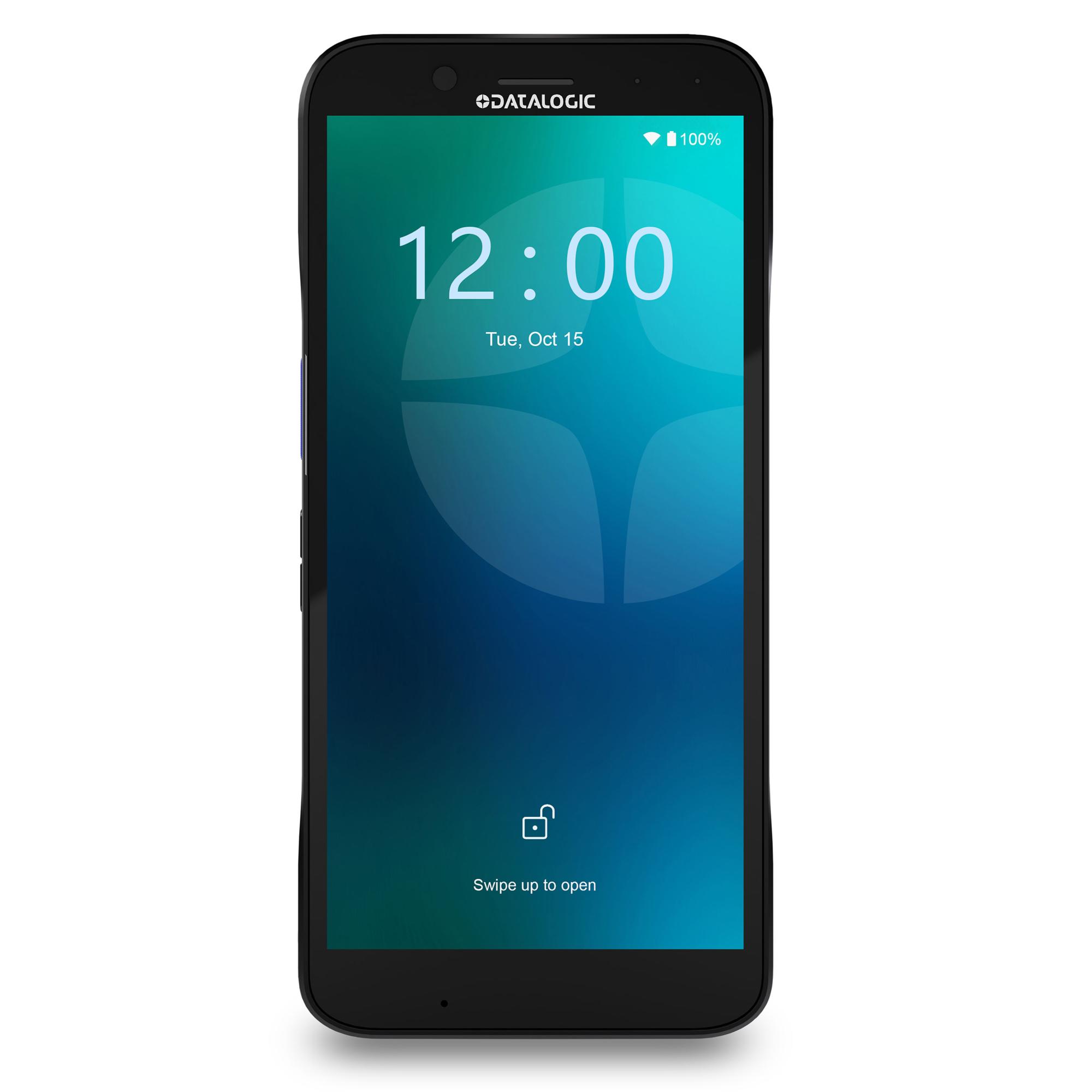 Datalogic Memor 12, 2D, USB-C, BT, WLAN, NFC, Android Mobiles Datenerfassungsgerät, 2D, Imager, Bildschirmdiagonale: 15,2 cm (6''), kapazitiv, Multi Touch, Auflösung: 1080x2160 Pixel, Kamera (16 MP), Front-Kamera (8 MP), Vibration, Helligkeit 450cd, Anschluß: USB-C, Bluetooth, Wi-Fi 6E, NFC, Micro SD-Slot, Qualcomm Octa Core, 2,4 GHz, RAM: 6GB, Flash: 64 GB, Android (13), Akku, 4000 mAh, IP65, IP67 (944950001)