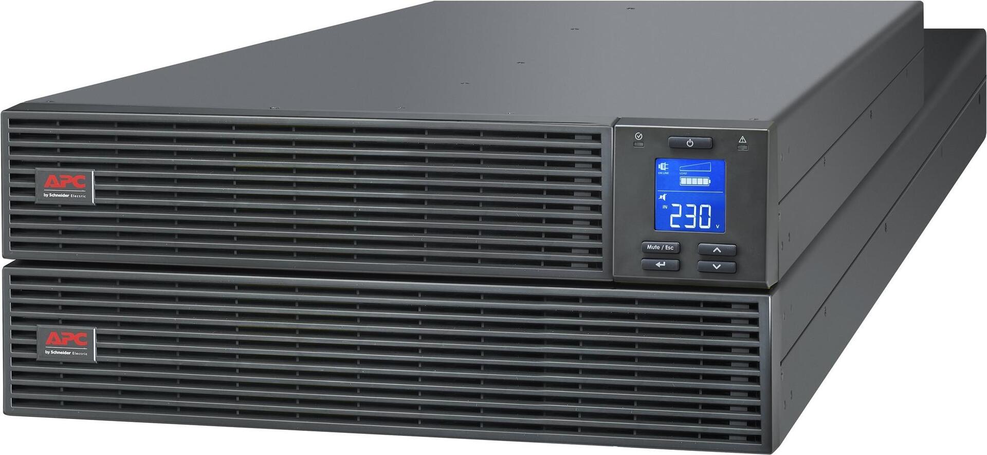 APC Easy UPS SRV 5000 VA 5000 W 230 V Online USV 4U Rackmontage Schwarz