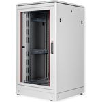 ROLINE 19 Zoll Netzwerkschrank Pro 26 HE 800x800 BxT Glastür grau (26.21.0055)