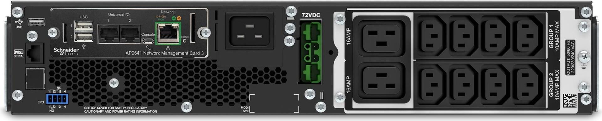 APC Smart-UPS SRT 2200VA RM 2200 VA 1980 W Schwarz