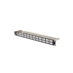 Lanberg PPKS-1248-B 19" Patchpanel Blank 1U 48-Port FTP für Keystone-Module schwarz