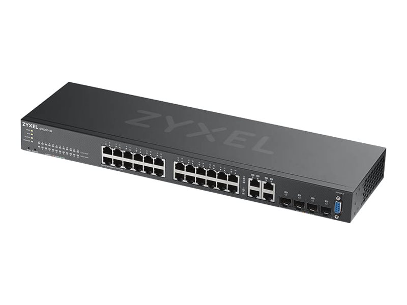 ZyXEL GS2220-28 24-Port Managed Gigabit Switch Schwarz