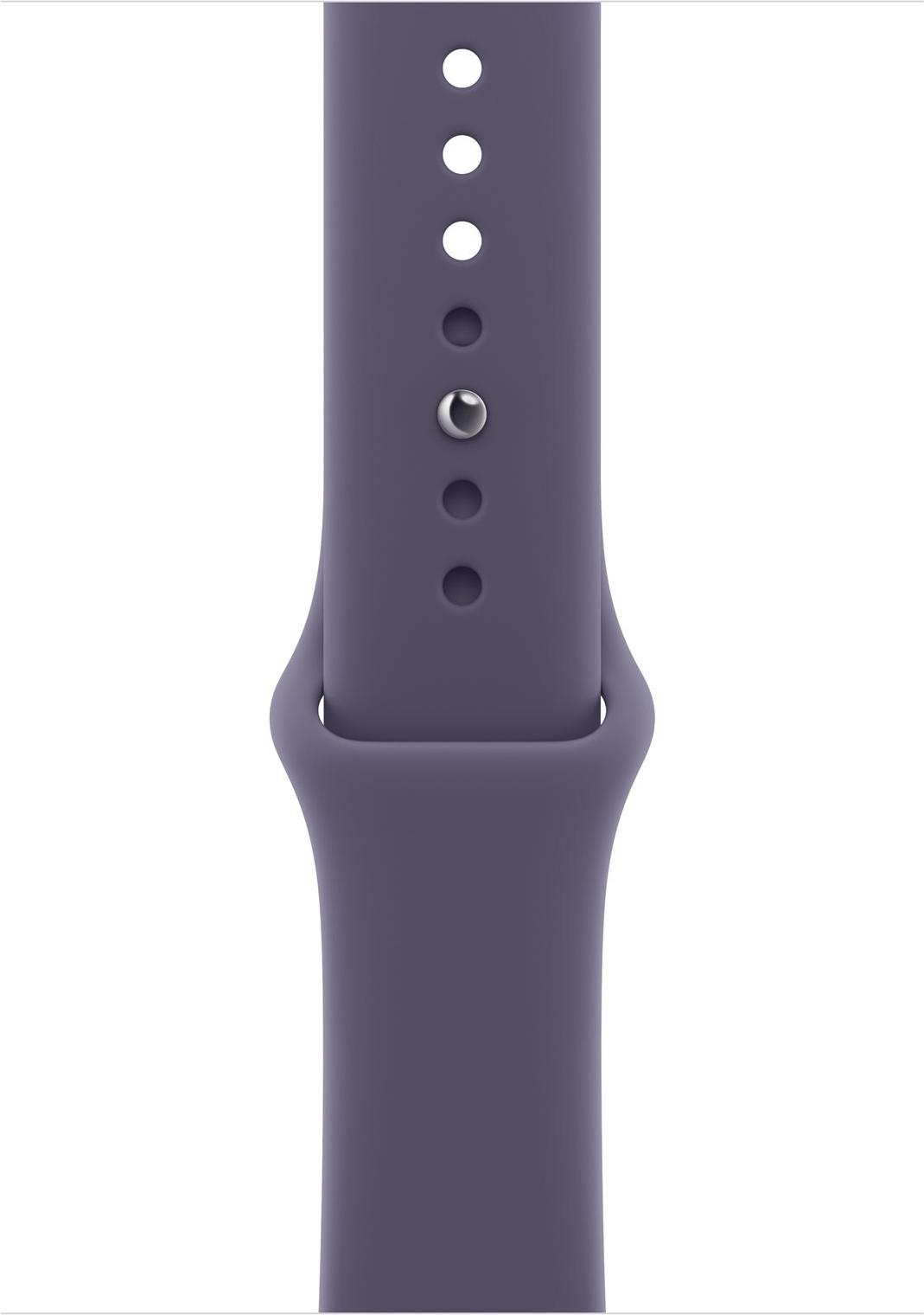 Apple Watch Series 11 GPS + Cellular Smartwatch 46 mm Aluminium Silber Purple Fog