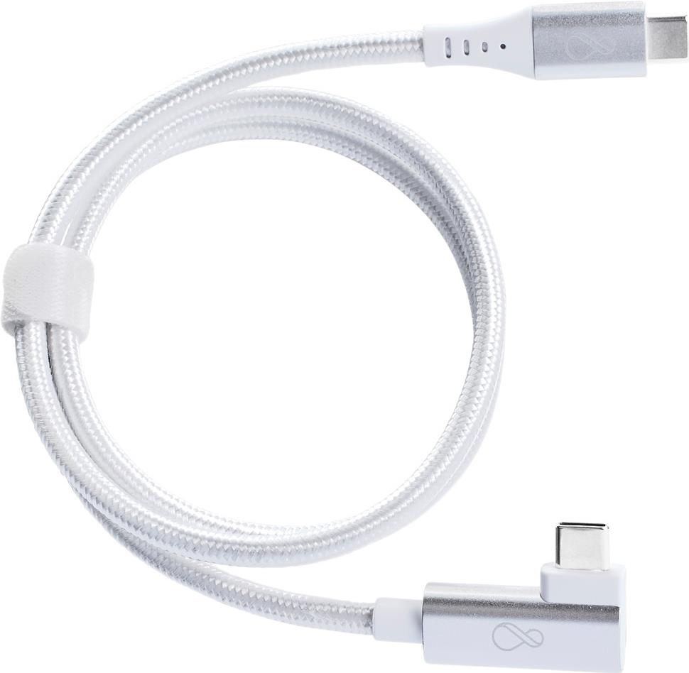 Bachmann Ochno USB-C Kabel gewinkelt 0.7m silber (920.0007)