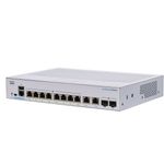 Cisco Business 350 Series 350-8T-E-2G - Switch - L3 - managed - 8 x 10/100/1000 + 2 x Combo Gigabit Ethernet/Gigabit SFP - an Rack montierbar