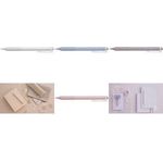 Tombow Druckkugelschreiber "MONO graph Lite", pink mit Nadelspitze, Strichstärke: 0,5 mm, inkl. blauer Mine, - 1 Stück (BC-MGLE85-R15)