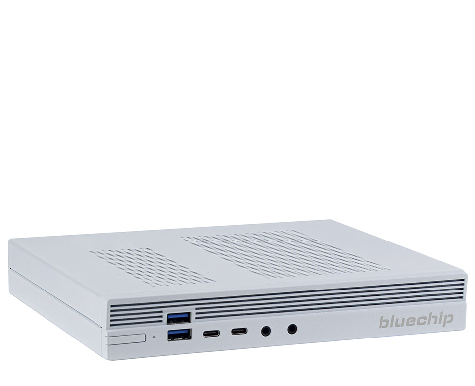 bluechip BUSINESSline S3160 Mini-PC Intel Core i5-14400 8 GB RAM 500 GB SSD Windows 11 Pro Weiß