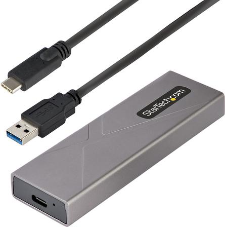 StarTech.com USB-C M.2 Externes Gehäuse für NVMe und SATA M.2 (M2-USB-C-NVME-SATA)