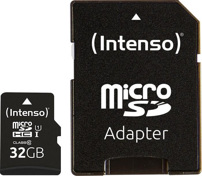 Intenso Flash-Speicherkarte (SD-Adapter inbegriffen) (3424480)