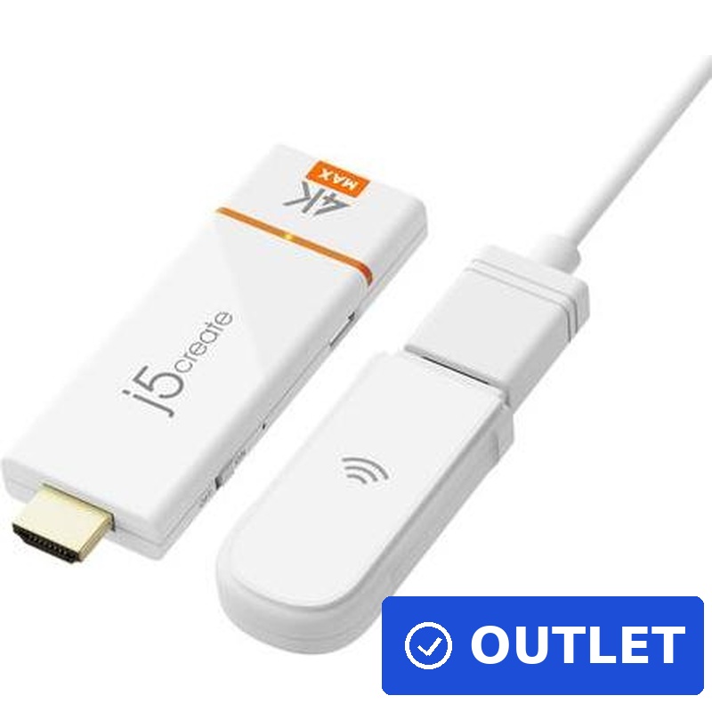 j5create SCREENCAST 4K MAX WIRELESS - Adapter (JVAW76MAX-N) (geöffnet)