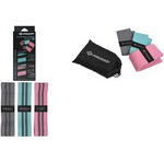 SCHILDKRÖT Fitness-Bänder Shaping Loop Set, farbig sortiert Widerstandsstufen Light, Medium und Heavy, für Krafttraining - 1 Stück (960224)