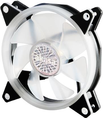 Akasa Vegas R7 Computergehäuse Ventilator 12 cm Schwarz - Transparent (AK-FN098)