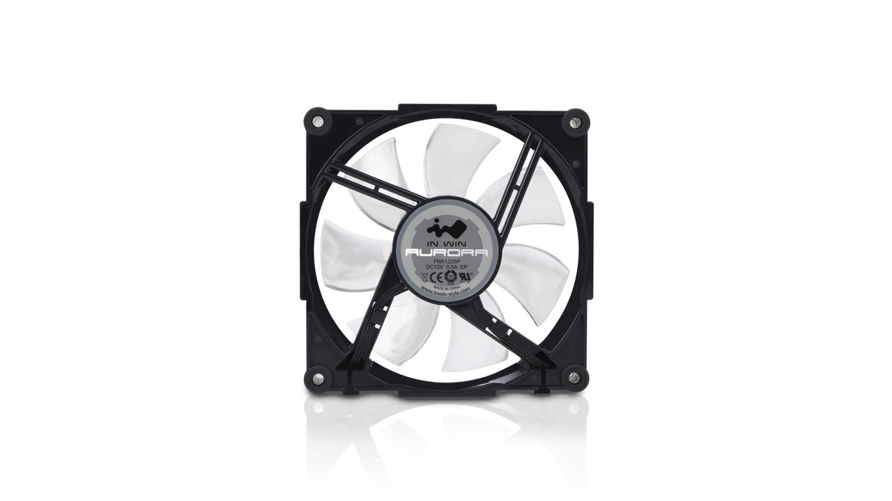 IN WIN AURORA Lüfter 12 cm Schwarz - Weiß