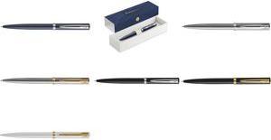 WATERMAN Kugelschreiber IMPRESSION Stainless SteelGT M Blau Geschenkbox (2225495)