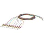 METZ CONNECT 150N1JO0020E. Kabellänge: 2 m, Lichtleitertyp: OM4, Anschluss 1: 12x LC, Lochdurchmesser: 50 µm, Steckerverbindergeschlecht: Männlich, Kabelfarbe: Multicolour set (150N1JO0020E)