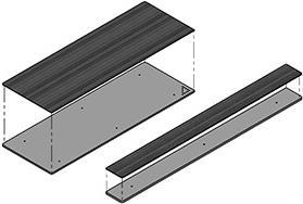 KINDERMANN Carrier for individual Surfaces - Tischanschlussfeld-Träger für Oberflächen (7448000014)