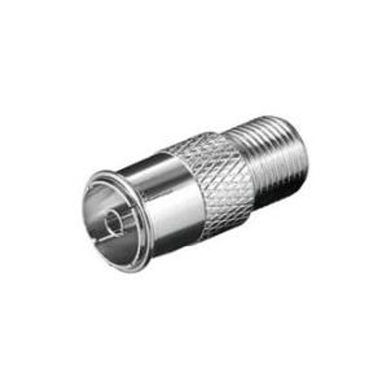 Adapter:F-Kupplung>Koaxial Kupplung hochwertige Kupferausführung 67320 