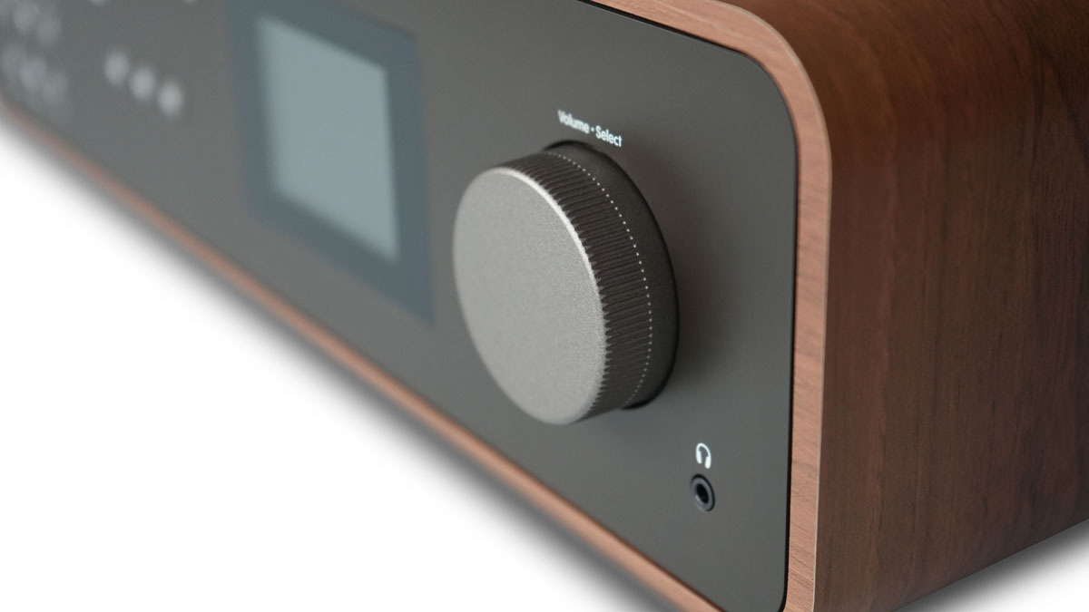 Pure Classic Stereo HiFi-Audiosystem 100W DAB+ Bluetooth WLAN CD Coffee Black, Nußbaum