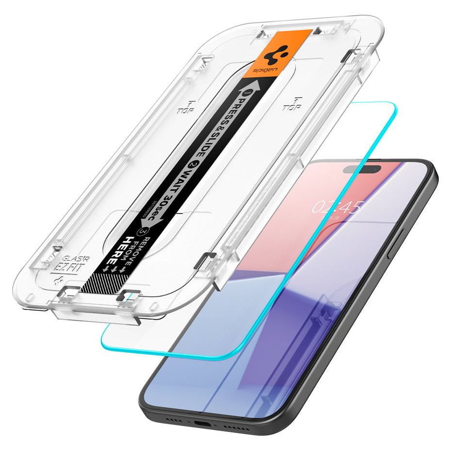 Spigen Glas.tR EZ Fit HD Bildschirmschutz Transparent