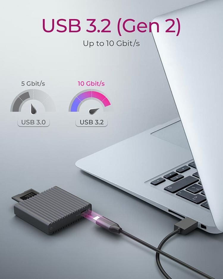 ICY BOX IB-CR404-C31 Kartenleser CFexpress 2.0 Type B USB 3.2 Gen 2 Schwarz