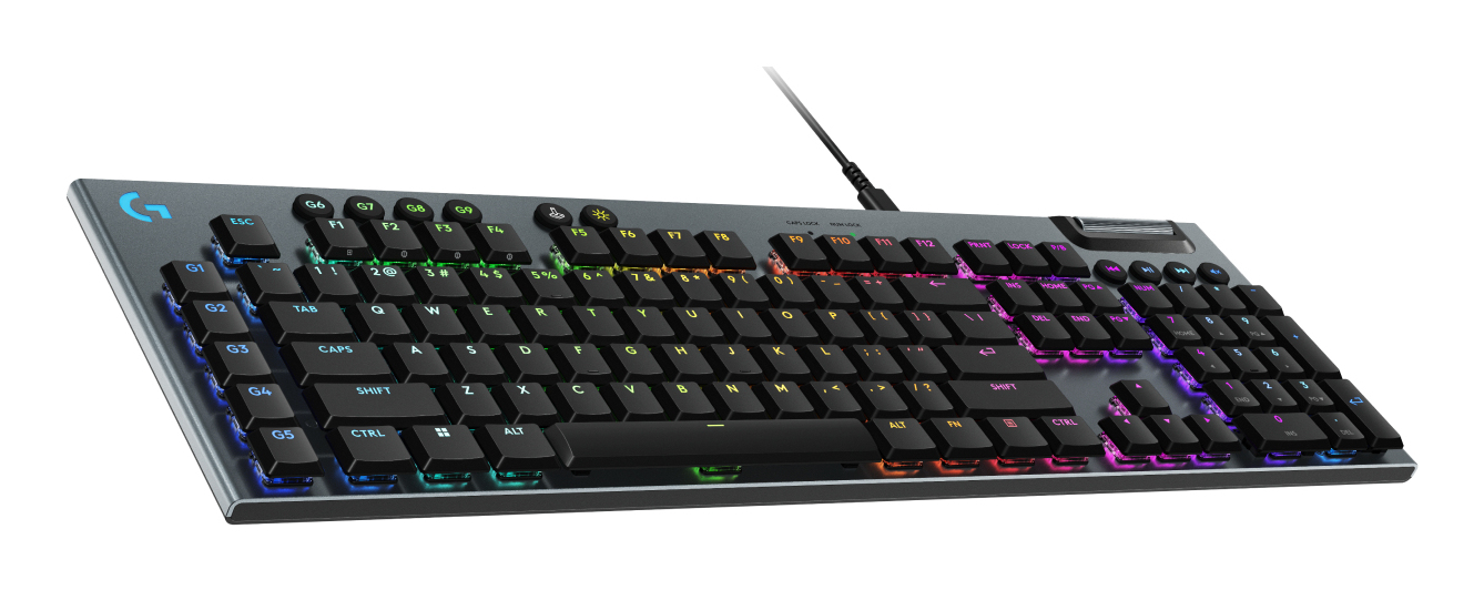 Logitech G G915 X Mechanische Kabelgebundene Gaming-Tastatur QWERTZ RGB Schwarz
