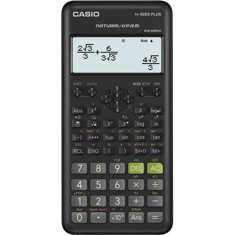 Casio FX-82ES PLUS-2 Taschenrechner Tasche Wissenschaftlicher 
