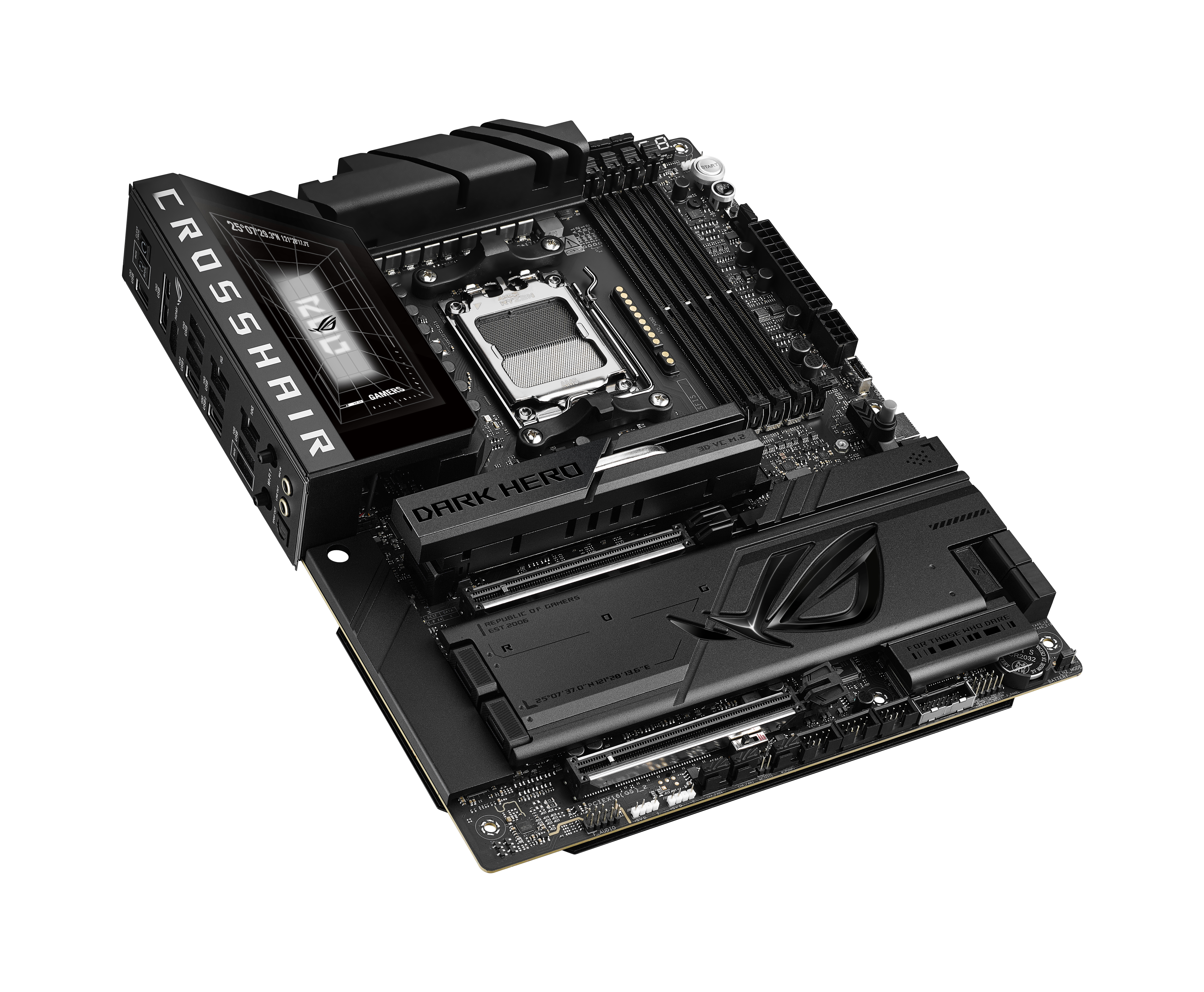 ASUS ROG CROSSHAIR X870E DARK HERO ATX Mainboard AM5 DDR5 Schwarz