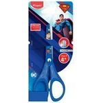 Maped Bastelschere SUPERMAN, rund, 130 mm, blau Klingen aus rostfreiem Stahl, SUPERMAN-Motivaufdruck auf der - 1 Stück (464233)