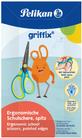 Pelikan griffix Schulschere spitz Rechtshaend. NeonFreshBlue (820905)