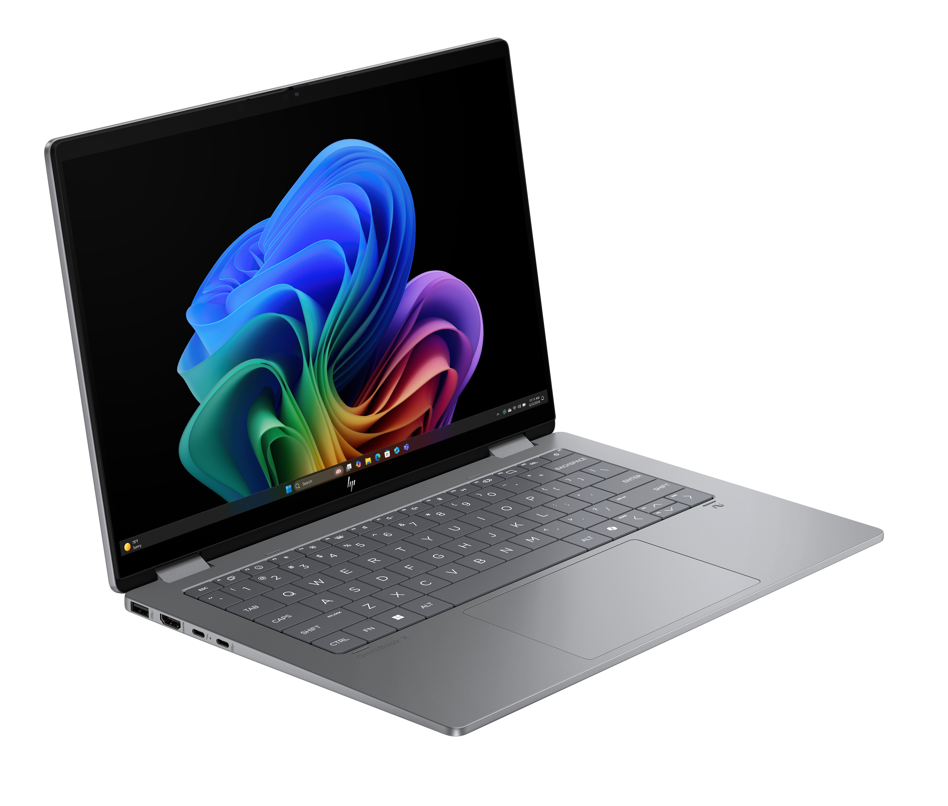 HP OmniBook X Flip 14-fm0154ng 14" 3K OLED Touch Intel Core Ultra 5 226V 16 GB RAM 512 GB SSD Silber