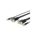 VivoLink PROVGAMCS4.6 4.6m VGA (D-Sub) + 3.5mm VGA (D-Sub) + 3.5mm Schwarz VGA-Kabel (PROVGAMCS4.6)