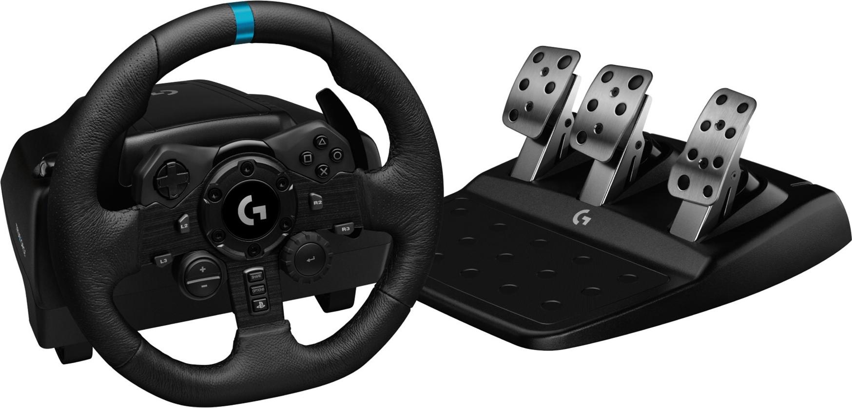 Logitech G G923 Lenkrad- und Pedale-Set Kabelgebunden Schwarz
