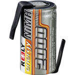 Reely Modellbau-Akku-Einzelzelle NiMH 1.2 V 2000 mAh mit Lötfahne (RE-7851720)