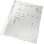 Leitz 47913003. Format: 210 x 297 mm (A4), Produktfarbe: Transparent, Material: Polypropylen (PP). Breite: 230 mm, Dicke: 1 mm, Höhe: 305 mm (47913003)