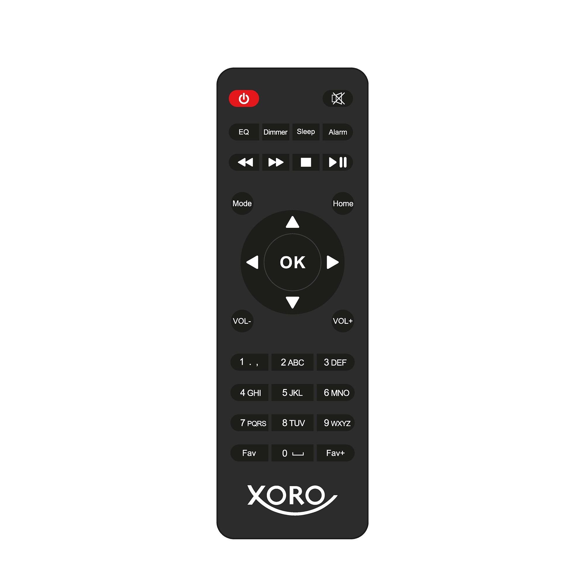 XORO DAB 300 IR Internet Radio DAB+ BT USB UPnP Schwarz