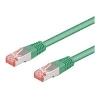 Wentronic Goobay CAT 6 Patchkabel, S/FTP (PiMF), Grün, 50 m - LSZH halogenfrei, Kupfer (68298)